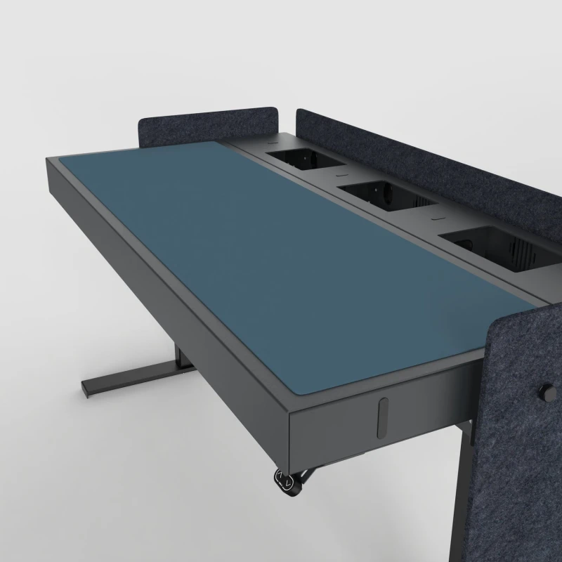 Image of Heckler Design H902-4005 desk pad Linoleum Blue