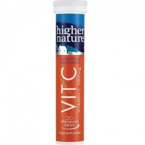 Image of Higher Nature Fizzy C Effervescent Vitamin C 20 Tablets