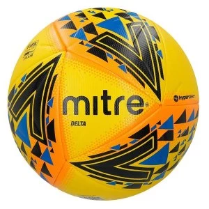 Image of Mitre Delta Professional Ball Yellow Size 5