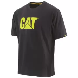 Image of Caterpillar Trademark Logo T-Shirt Navy - Large