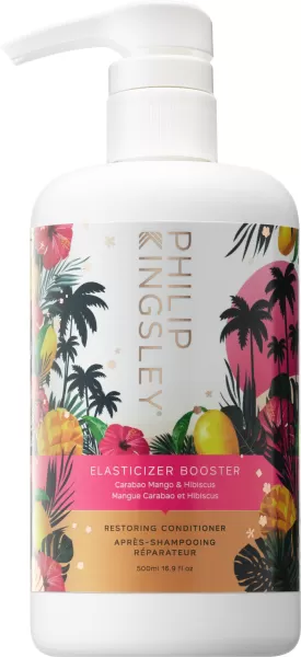 image of Philip Kingsley Elasticizer Booster Carabao Mango and Hibiscus Restoring Conditioner 500ml