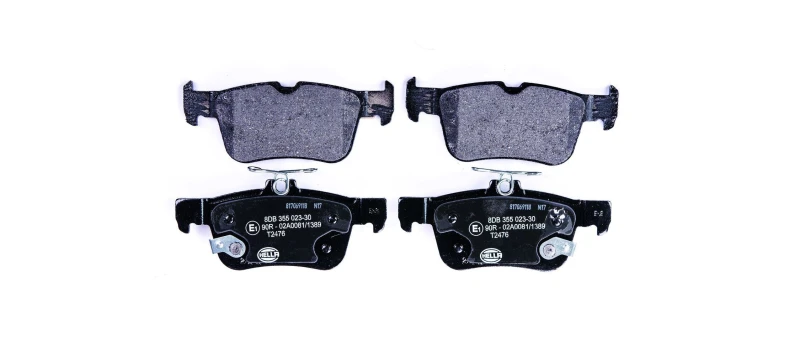 Image of HELLA Brake pad set HELLA 8DB 355 023-301