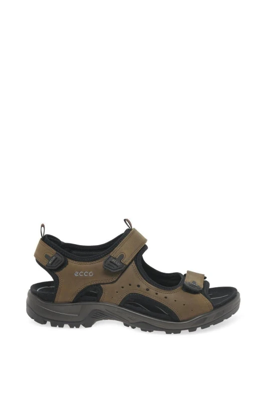 Image of ECCO Ecco Men 'Trail' Casual Sandals in Brown Size: 7.5 Brown 7.5 Male 0737431916982