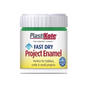 Image of PlastiKote Fast Dry Enamel Paint B2 Bottle Matt Black 59ml