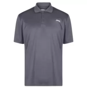 image of Slazenger Golf Solid Polo Shirt Mens - Grey