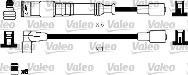 Image of Ignition lead set VALEO 346232