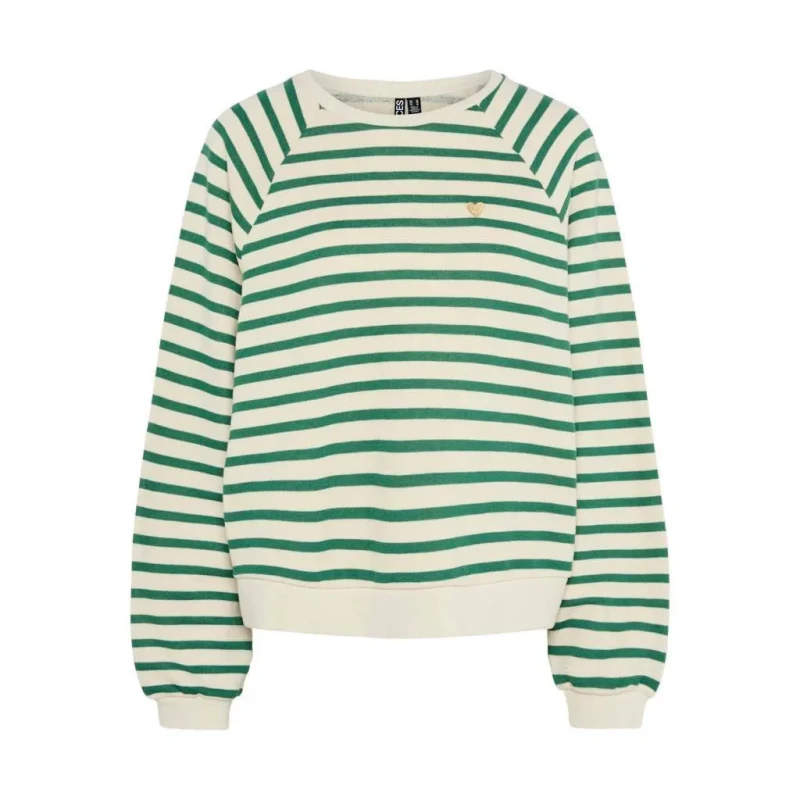 Image of Pieces Sweatshirt woman Pieces Greta Blanc Female M 17128390-4661851