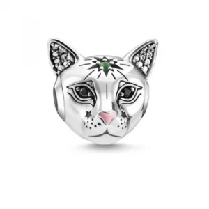 image of THOMAS SABO Silver Cat Bead