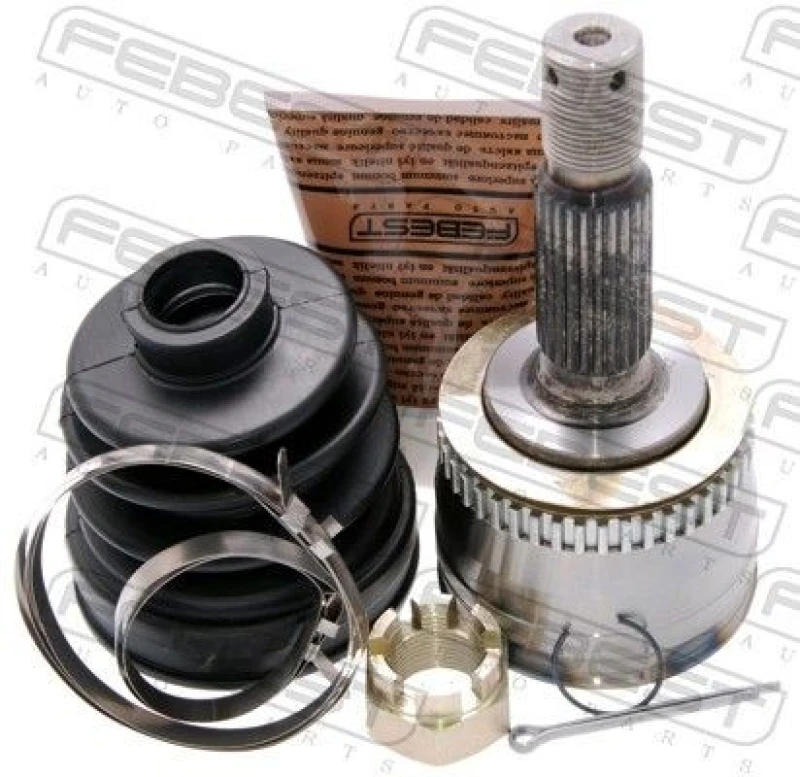 Image of FEBEST 2210-CER16A44 Joint, drive shaft Front Axle, with ABS sensor ring Joint,drive shaft (236)