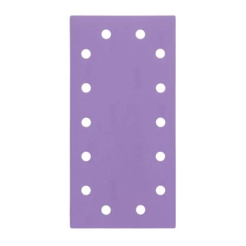 Image of TREABHLF240A Aluminium Oxide 1/2 Sanding Sheets 115 x 230mm 240G (Pack 10) - Trend