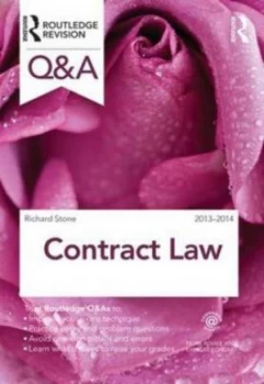 Image of Contract Law 2013-2014 by Richard Stone Paperback