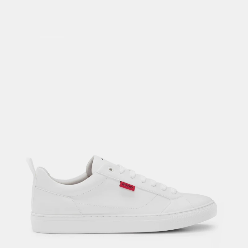 Image of HUGO Morrie_Tenn_napu_N mens Shoes (Trainers) in White