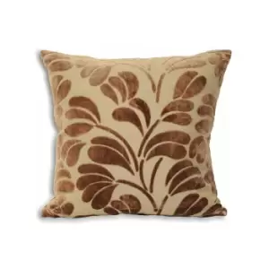 Image of Paoletti - Palm Cushion Cover, Beige, 55 x 55 Cm
