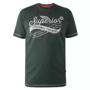 image of Duke Mens Whitechapel D555 Superior Speedway T-Shirt (4XL) (Green)