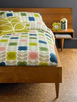 image of Orla Kiely House Summer Flower Stem Cotton Duvet Cover