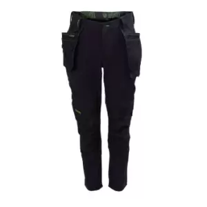 Image of Apache Calgary 4-Way Stretch Slim Fit Holster Trouser Black L33 W34