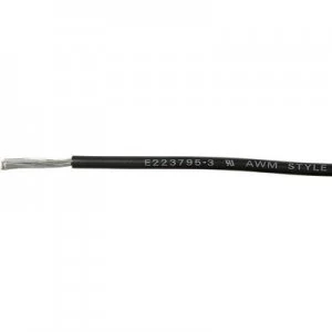 Image of Strand 1 x 0.09mm Black MediKabel 120287