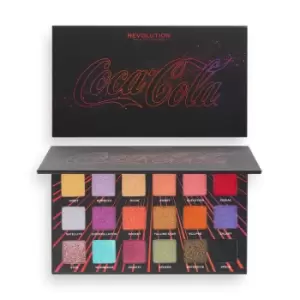 image of Makeup Revolution x Coca Cola Eyeshadow Palette