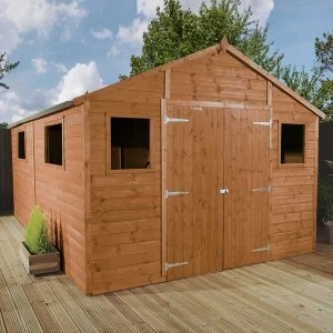 Image of Mercia Pressure Treated Shiplap Apex Workshop - 12 x 10ft