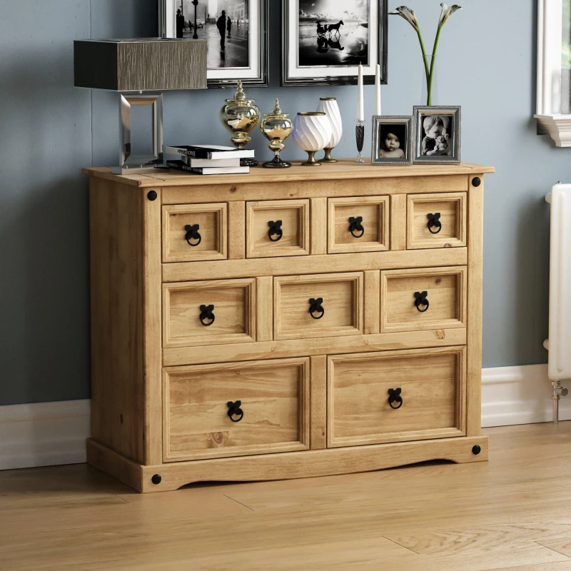 Image of Lassic Vida Designs Corona 4+3+2 Drawer Merchant Chest Pine unisex One Size