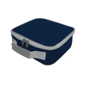 Shugon Sandwich Lunchbox (4 Litres) (Pack of 2) (One Size) (Navy/Light Grey)