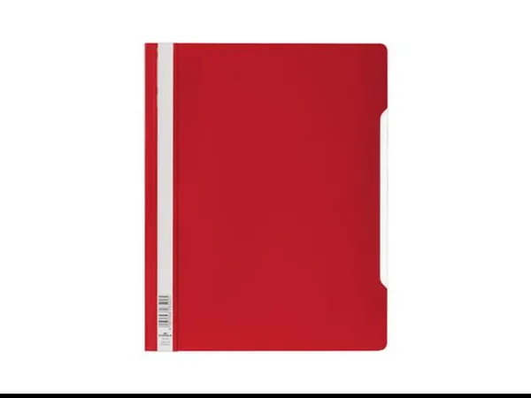 Image of Durable Clear View Project Folder Document Report File - 50 Pack - A4 DRBE257003