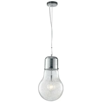 Image of Fan Europe Lighting - Fan Europe LAMPD Ribbon Pendant Ceiling Light Chrome 120x15x19cm