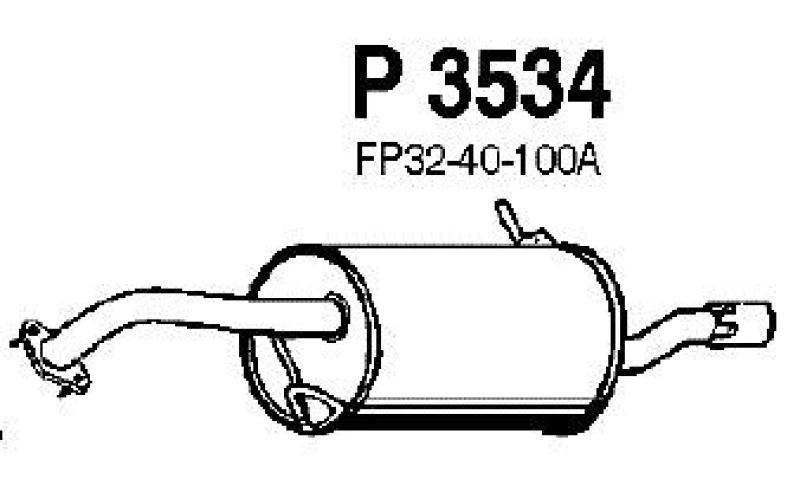 Image of Rear silencer VEGAZ MZS-140