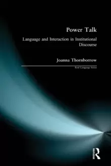 Image of Power Talk : Language and Interaction in Institutional Discourse