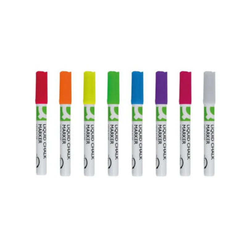 Image of Q - Connect Chalk Markers Medium Tip Assorted (Pack of 8) KF16281