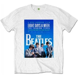 Image of The Beatles - 8 Days a Week Movie Poster Mens Small T-Shirt - White