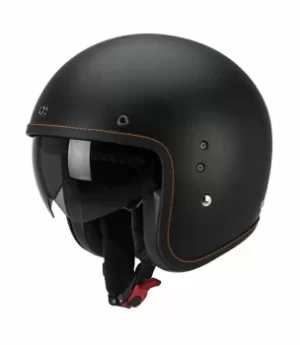 image of Scorpion Exo-Belfast Plain Open Face Motorcycle Helmet Matt Black