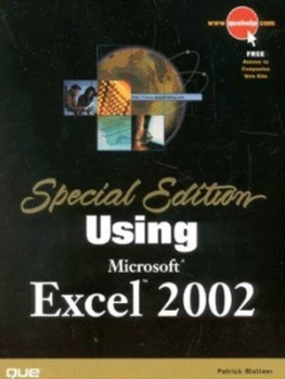 Image of Special Edition Using Microsoft Excel 2002 by Patrick Blattner Book