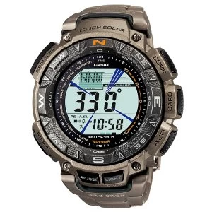Image of Casio PRO TREK TOUGH SOLAR Titanium Watch PRG-240T-7 - Silver