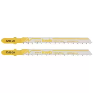 image of kwb 620820 Jig Saw Blades, Wood Working, DOWN CUT, HCS, Knock Shaft, 2 x fine 2 pc(s)