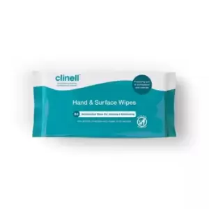 image of Clinell Hand and Surface Wipes Pack of 84