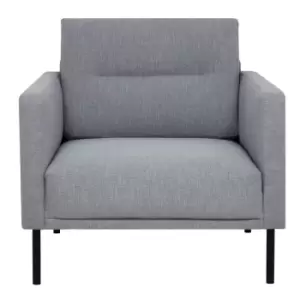 Image of Larvik Armchair Grey Black Legs