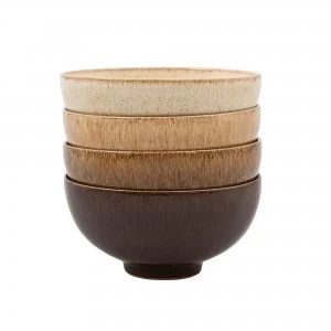 Image of Denby Studio Craft 4 Piece Rice Bowl Set