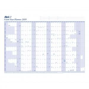 Image of Mark it 2019 Giant Year Planner Unmounted Landscape with Accessory Kit