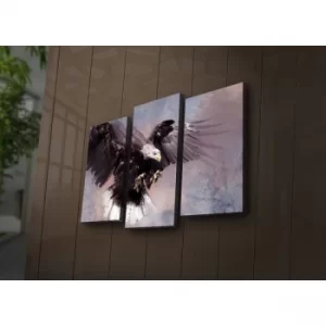 Image of 3PAT?ACT-15 Multicolor Decorative LED Lighted Canvas Painting (3 Pieces)