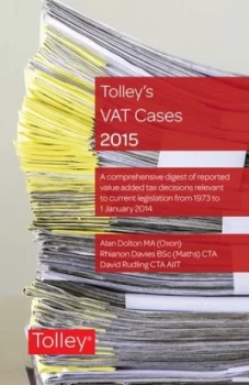 Image of Tolleys Vat Cases 2015 by Rhianon Davies Paperback