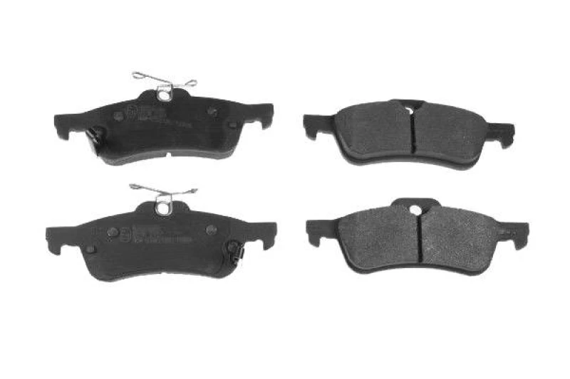Image of SWAG 33 10 7258 Brake pad set Rear Axle, with acoustic wear warning Brake Pad Set,disc brake (402)