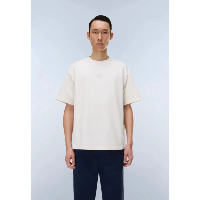 Image of T-Shirt Napapijri Elevated Logo Blanc Male XS