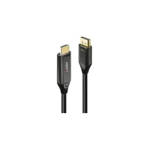 Image of Lindy 40932 video cable adapter 3m DisplayPort HDMI Black