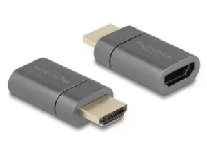 Image of DeLOCK 66684 video cable adapter 0.032 m HDMI Type A (Standard) Grey