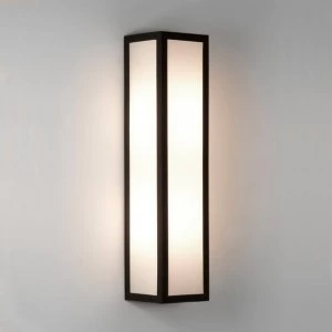 Image of LED 1 Light Outdoor Wall Light Textured Black IP44