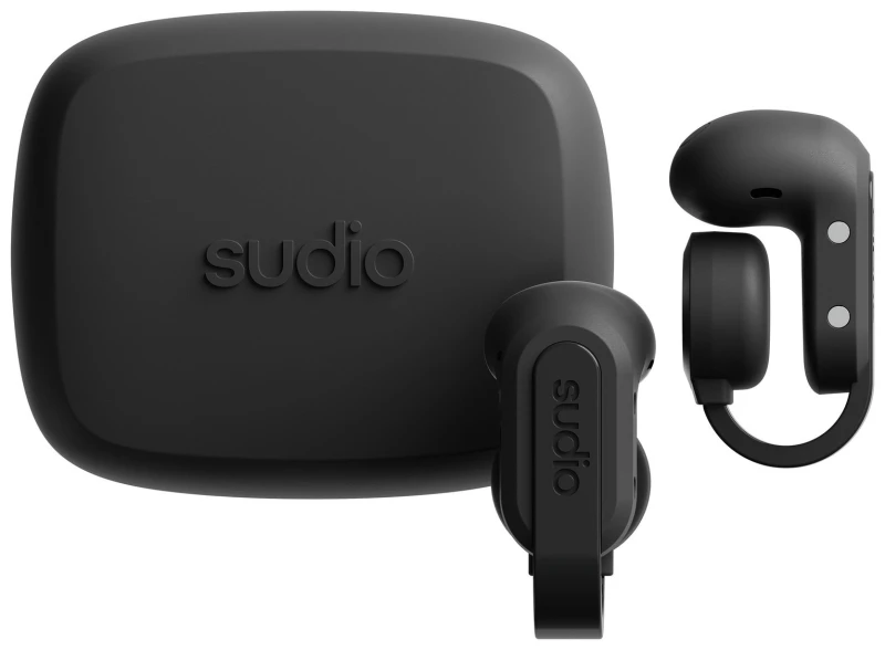 Image of Sudio Sudio B3 Open-Ear True Wireless Earbuds - Black
