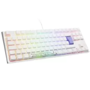 Image of Ducky One 3 Classic Pure USB Keyboard, Gaming keyboard German, QWERTZ White Switch: red