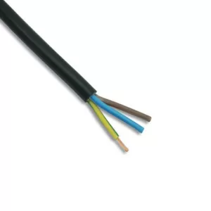 Image of Zexum 1mm 4 Core Black Cable Flexible 3184Y - 1 Meter