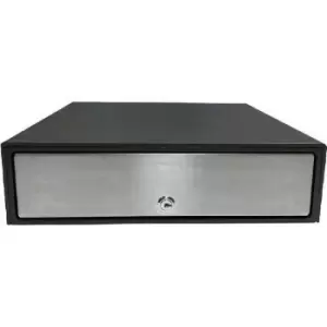 image of APG Cash Drawer ECD330 Cash Drawer Stainless Steel, Black ECD330-BLK-P-474